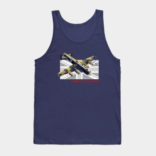 British RAF Avro Lancaster Bomber WW2 Aircraft Tank Top